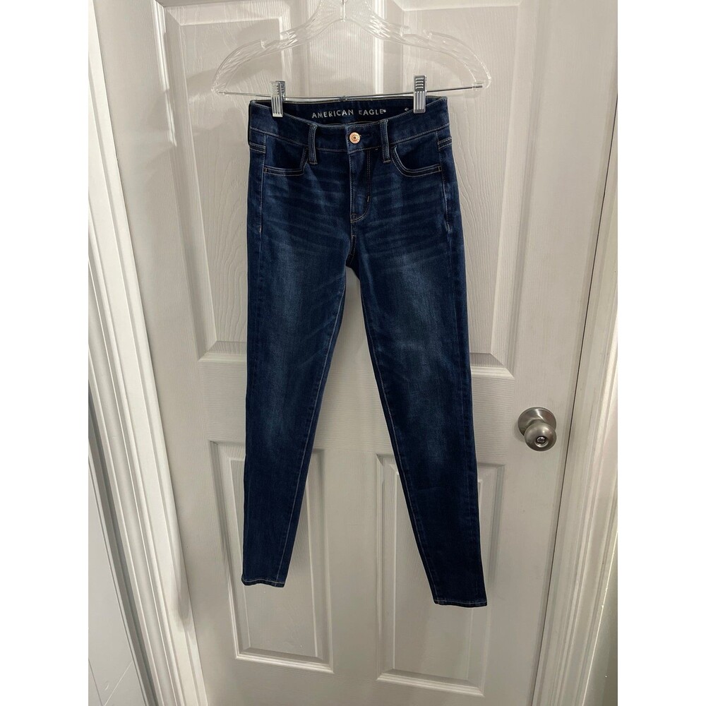 American Eagle Dream Stretch Jegging Size 000 Dark Wash